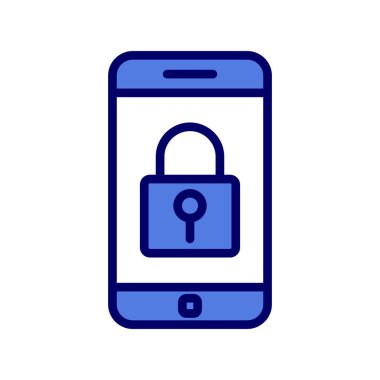 Akıllı telefon simgesi, vektör illüstrasyon tasarımı