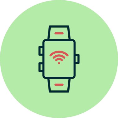 Akıllı vektör ince çizgi simgesi 