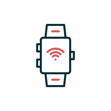 Akıllı vektör ince çizgi simgesi 