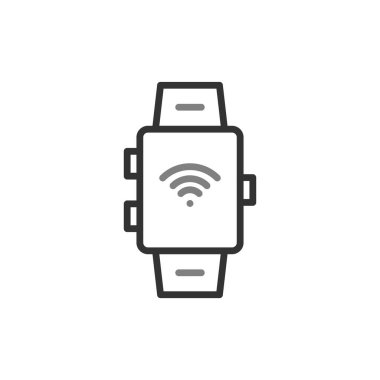 Akıllı vektör ince çizgi simgesi 