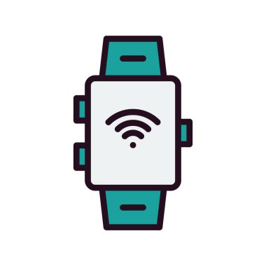 Akıllı vektör ince çizgi simgesi 