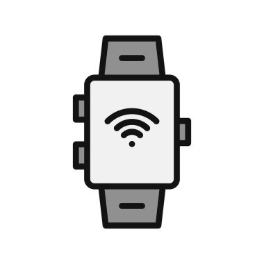 Akıllı vektör ince çizgi simgesi 