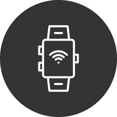 Akıllı vektör ince çizgi simgesi 