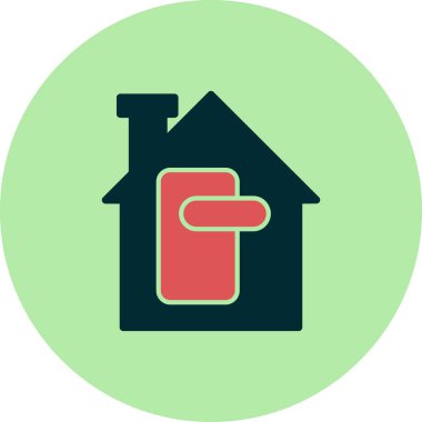 Modern tutuş simgesinin vektör illüstrasyonu