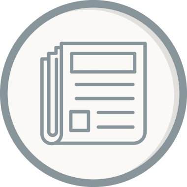 Kişisel ve ticari kullanım için haber illüstrasyon simgesi