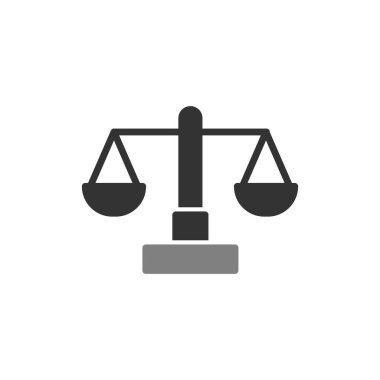 Denge modern simgesinin vektör illüstrasyonu