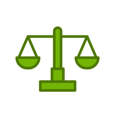 Denge modern simgesinin vektör illüstrasyonu