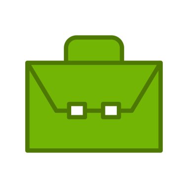 Çanta. Web simgesi basit illüstrasyon 