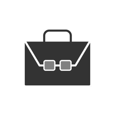 Çanta. Web simgesi basit illüstrasyon 