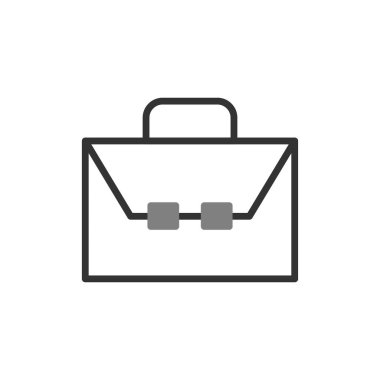 Çanta. Web simgesi basit illüstrasyon 