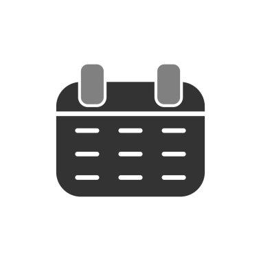 Takvim simgesi, vektör illüstrasyon tasarımı