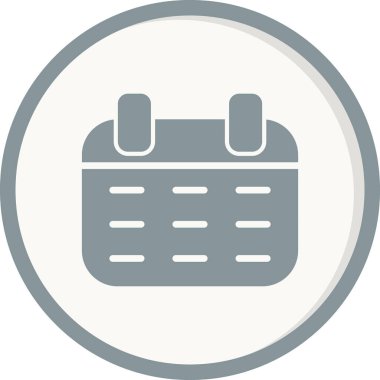 Takvim simgesi, vektör illüstrasyon tasarımı