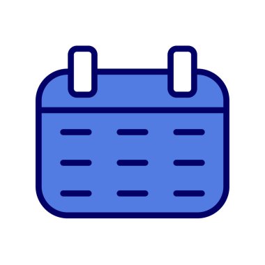 Takvim simgesi, vektör illüstrasyon tasarımı