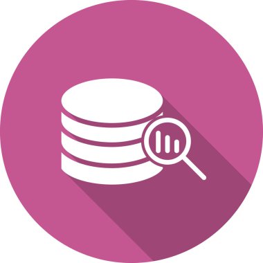 Data modern simgesinin vektör illüstrasyonu