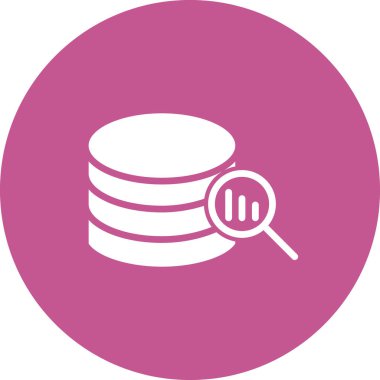 Data modern simgesinin vektör illüstrasyonu