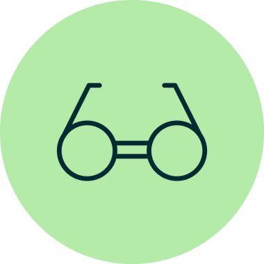 gözlüklerin vektör illüstrasyonu modern simge