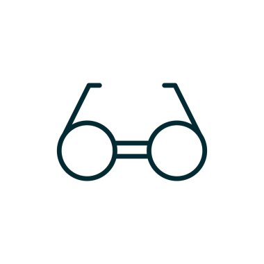 gözlüklerin vektör illüstrasyonu modern simge