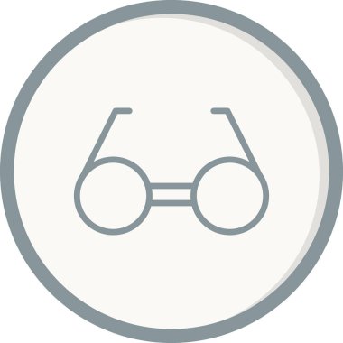 gözlüklerin vektör illüstrasyonu modern simge