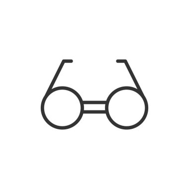 gözlüklerin vektör illüstrasyonu modern simge