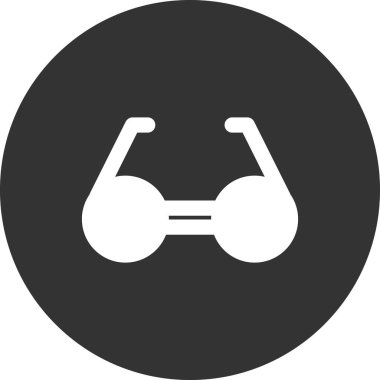 gözlüklerin vektör illüstrasyonu modern simge