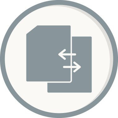 Dosya simgesi, vektör illüstrasyon tasarımı