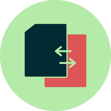 Dosya simgesi, vektör illüstrasyon tasarımı