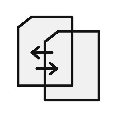 Dosya simgesi, vektör illüstrasyon tasarımı