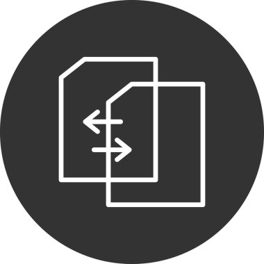 Dosya simgesi, vektör illüstrasyon tasarımı