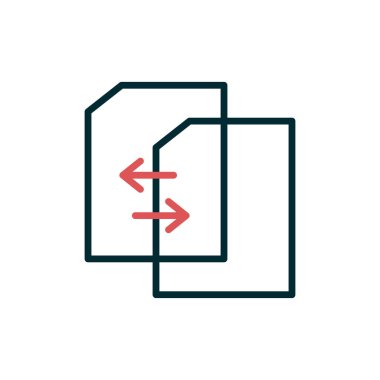 Dosya simgesi, vektör illüstrasyon tasarımı