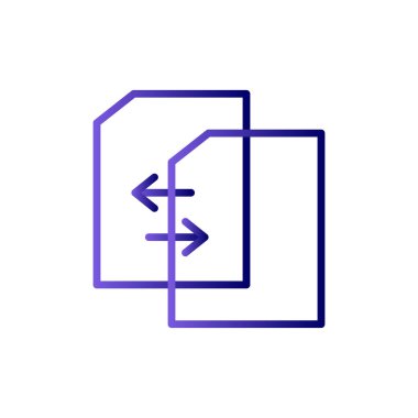 Dosya simgesi, vektör illüstrasyon tasarımı