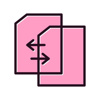 Dosya simgesi, vektör illüstrasyon tasarımı