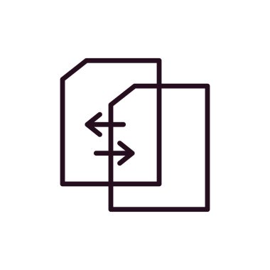 Dosya simgesi, vektör illüstrasyon tasarımı