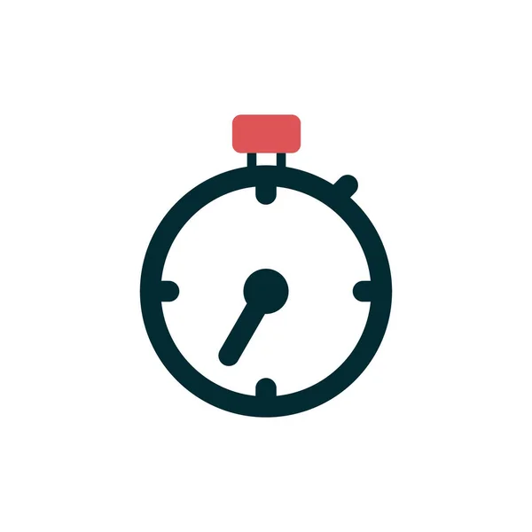 Timer Pictogram Ontwerp Tijdtimer Teken Vectorillustratie — Stockvector