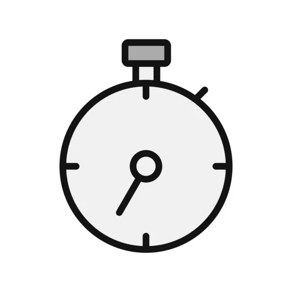 定时器图标设计 时间计时器标志 矢量说明 — 图库矢量图片