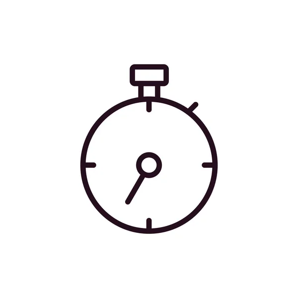 Diseño Del Icono Del Temporizador Temporizador Tiempo Signo Ilustración Vectorial — Vector de stock