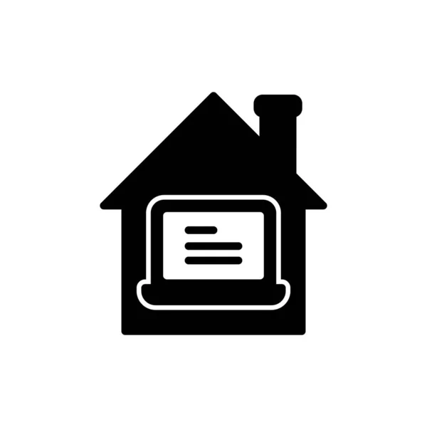 Work Home Icon Simple Vector Design — 스톡 벡터