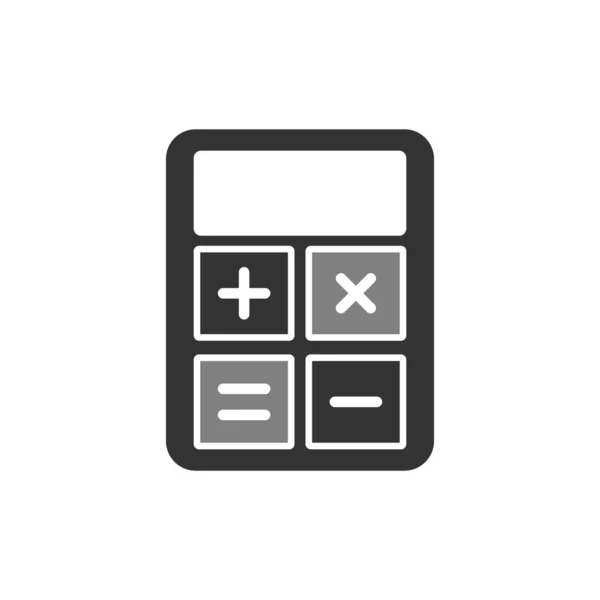 Calculator Pictogram Vector Illustratie — Stockvector