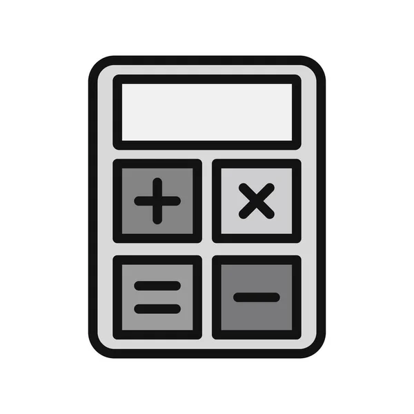 Calculadora Icono Vector Ilustración — Vector de stock