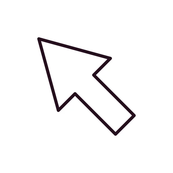 Cursor Icon Vektor Illustration — Stockvektor