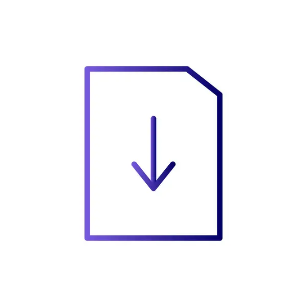 Icône Fichier Illustration Vectorielle — Image vectorielle