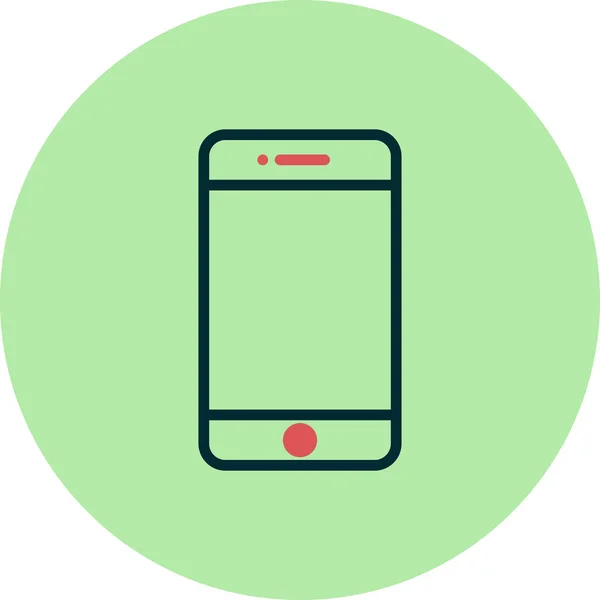 Smartphone Icon Vector Illustration Design —  Vetores de Stock