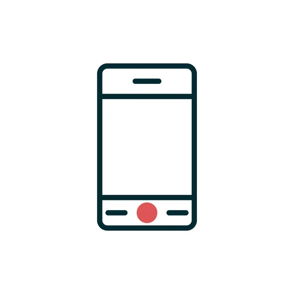 Smartphone Icoon Vector Illustratie Ontwerp — Stockvector