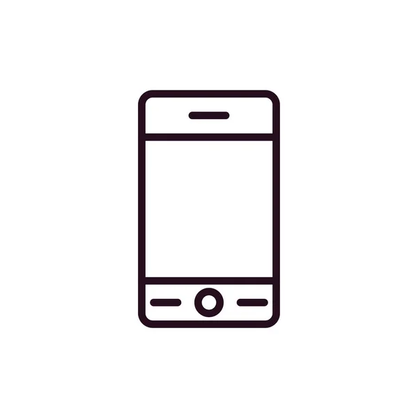 Smartphone Icoon Vector Illustratie Ontwerp — Stockvector