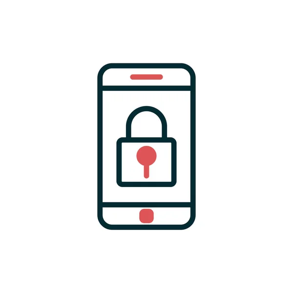 Smartphone Symbol Vektor Illustration Design — Stockvektor