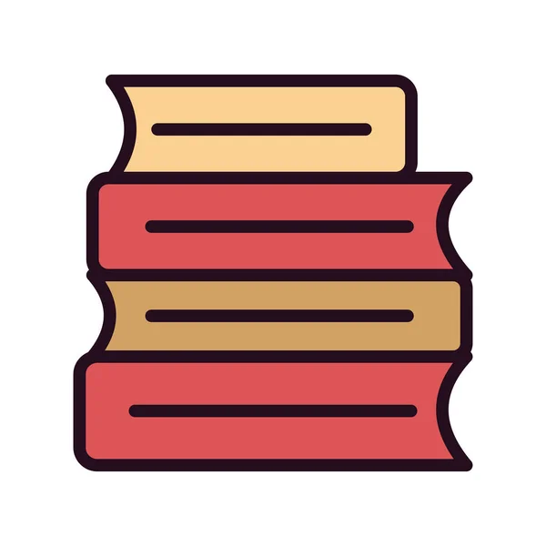 Books Web Icon Simple Illustration — Stock Vector