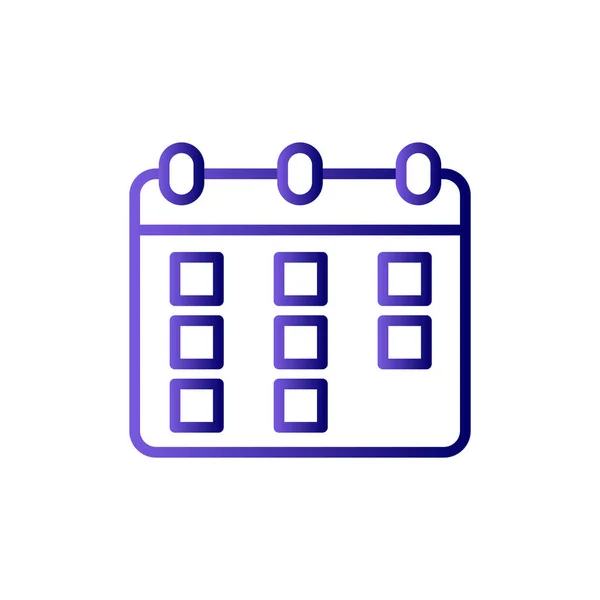 Calendar Icon Vector Illustration Design — Stockvektor