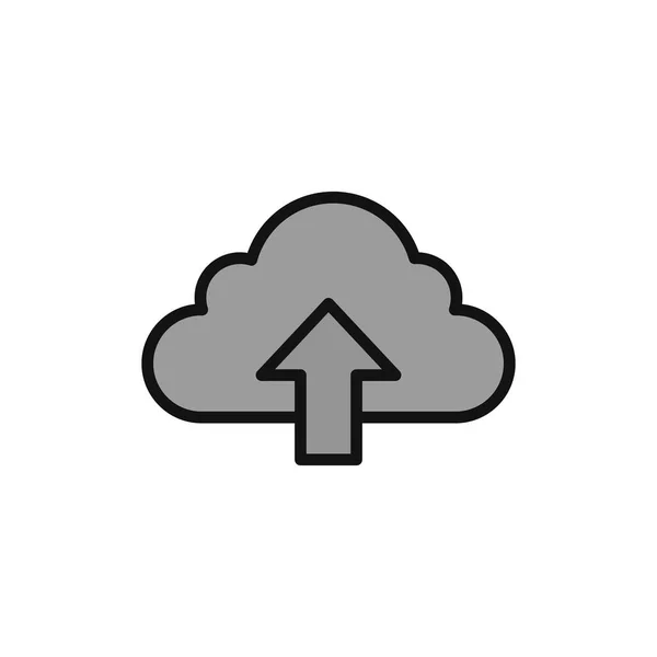 Ikona Przesyłania Chmur Ilustracja Wektora — Wektor stockowy