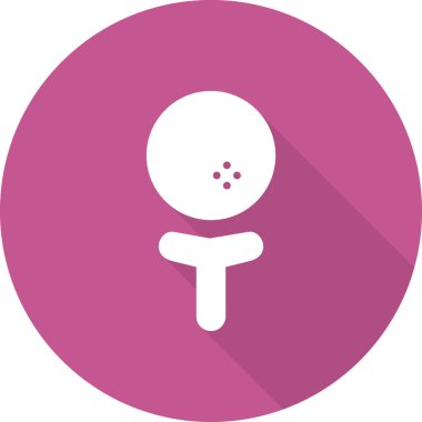 Golf modern simgesinin vektör illüstrasyonu