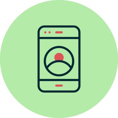 cep telefonu ikonu vektör illüstrasyonu 