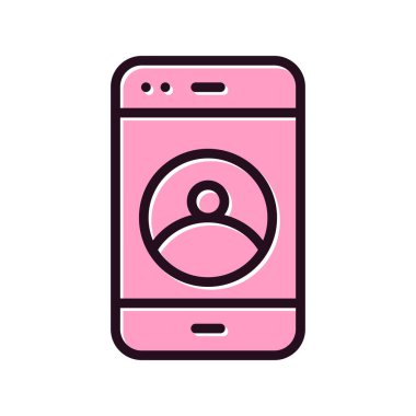 cep telefonu ikonu vektör illüstrasyonu 